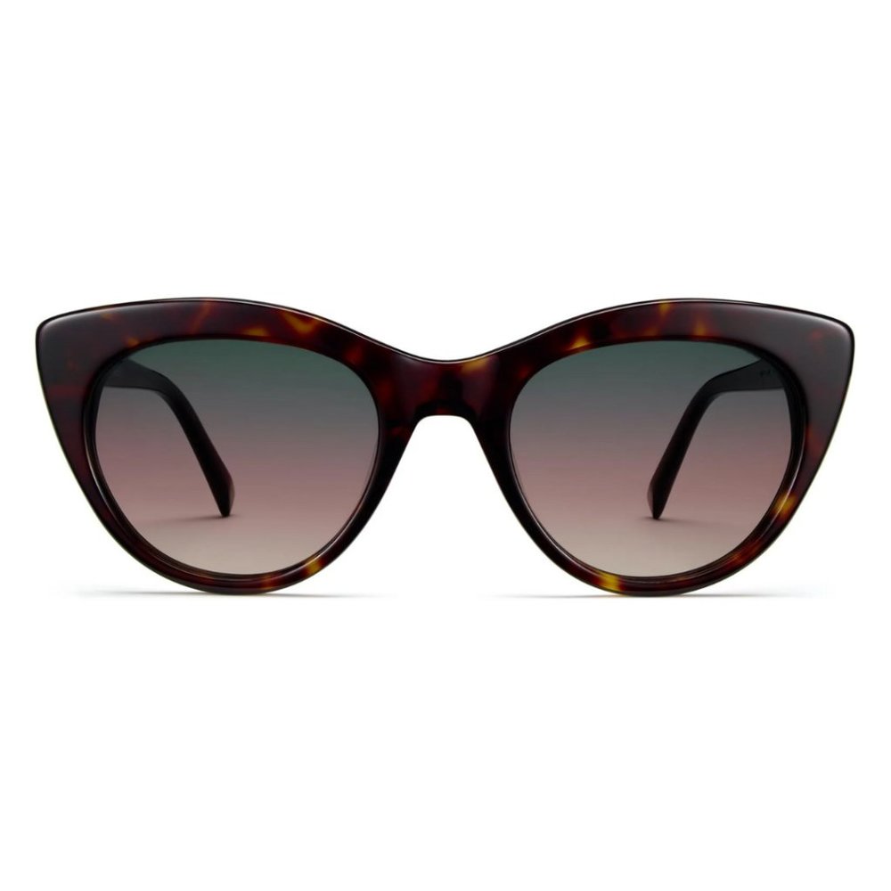 Warby Parker Women’s Sunglasses Tilly 283 Dark Tortoise Cat Eye 52MM